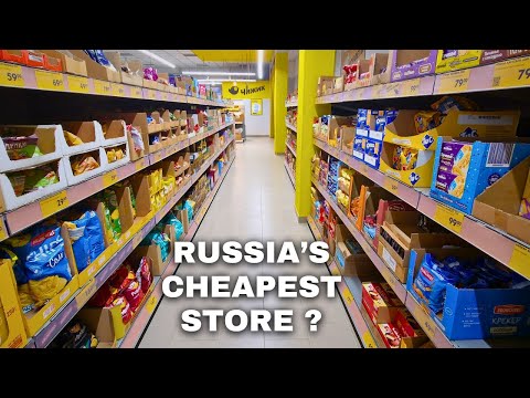 Russian TYPICAL (Low Cost) Supermarket: Chizhik