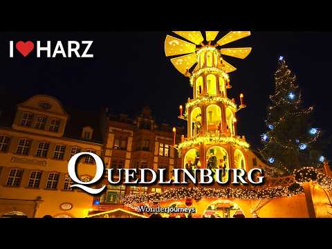 Über cute Christmas Market 🎁 Quedlinburg [4k] 🇩🇪