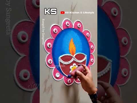 Stunning Rangoli Tricks by Sangeeta| Deepavali, Sankranti, Dhanteras and Diwali Simple Rangoli