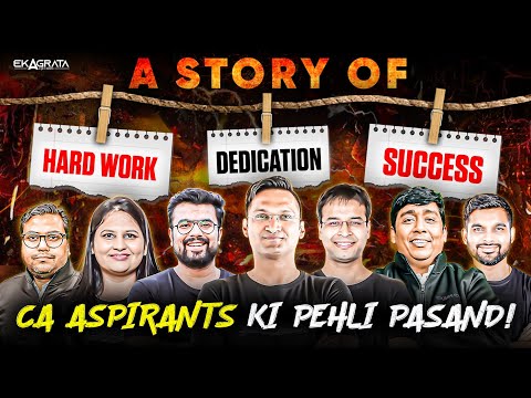 Ekagrata CA: A Story of Hard Work, Dedication & Success | CA Aspirants Ki Pehli Pasand