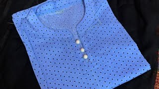 youtubeshort#shortvideo#roundcollarneck/round collar neck design cutting and stitching # shortvideo