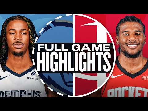 GRIZZLIES at ROCKETS | FULL GAME HIGHLIGHTS | January 13, 2025