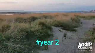 Climate Week - Ayr beach sand dunes