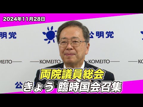 2024/11/28 両院議員総会