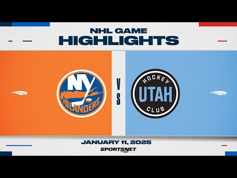 NHL Highlights | Islanders vs. Utah HC - January 11, 2025