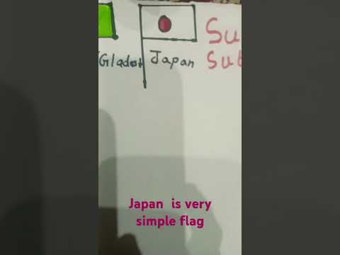 Trying a Japan flag drawing #music #nightcore #anime #speedup #artwork #keyboard #brawlstars #diy