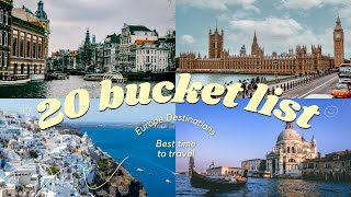 20 Best Places to Visit in Europe Travel Guide TrailBliss Travels