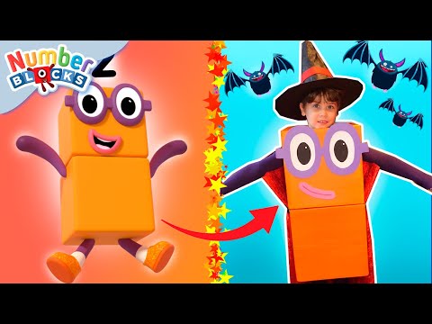 👑 Halloween Dressing up Fun with Numberblock Two! 👗 | DIY crafts | 123 Learn to Count | Numberblocks