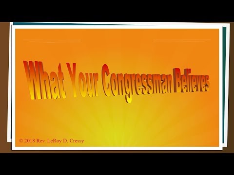 WhatYourCongressmanBelieves