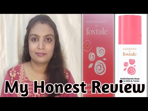 FOXTALE  MULTIVITAMIN ROSE FACE MIST & TONER REVIEW | FOXTALE NEW LAUNCH PRODUCT | GROWING SILENTLY