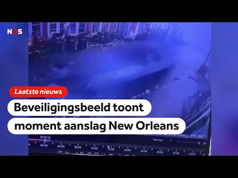 Camerabeelden tonen hoe pick-uptruck inrijdt op mensen in New Orleans