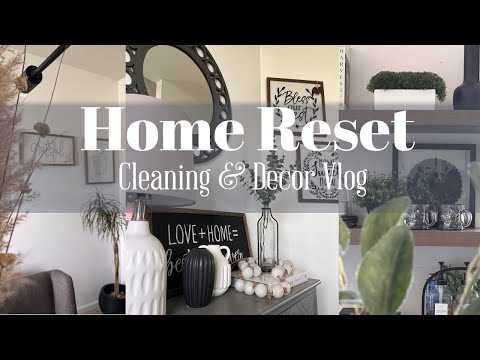 VLOG | New Wall Art | Home Reset | Clean With Me