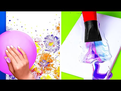 Discover AMAZING Drawing Tricks Using Everyday Items! 🎨