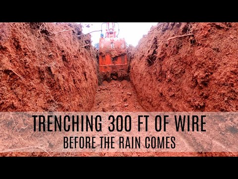 DIY Electrical Service Trenching