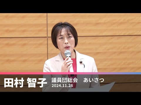 国民の要求実現に全力を 自民党政治に代わる新しい政治へ 2024.11.28