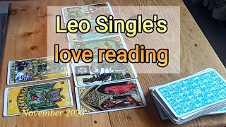 Leo Single's love reading  - November 2023