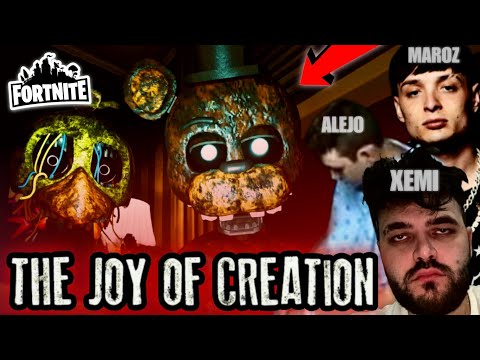 THE JOY OF CREATION con AMIGOS pero es FORTNITE 🐻 | Djiván8