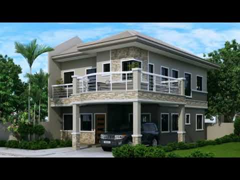 3 MODERN TWO STORY HOUSE DESIGNS WITH FLOOR PLANS