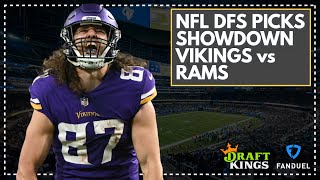 NFL DFS Picks, Wild Card Monday Night Showdown, Vikings vs Rams: FanDuel & DraftKings Lineup Advice