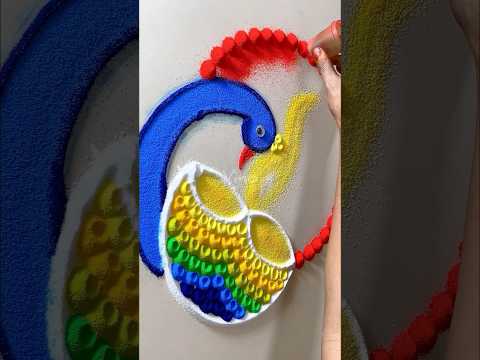 Rangoli designs for beginners #rangoli#rangolidesigns#rangoliforbeginners #shorts