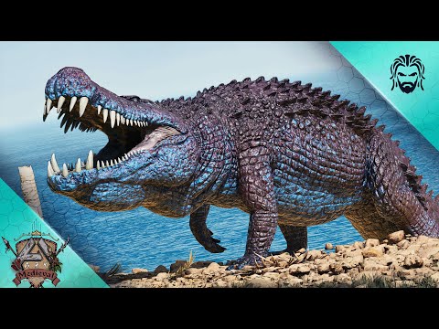 The Deinosuchus Tried to Swallow Me Whole - ARK Medieval [E11]