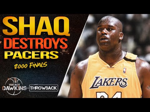 Shaq Opens Up The 2000 NBA Finals With a  43 Pts, 19 Rebs Monster Performance 😲