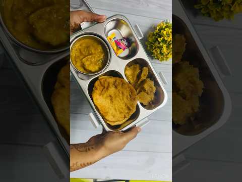 Tasty and simple lunchbox 🥘🤤#youtubeshorts #trending #lunchbox #lunchboxrecipe #shorts