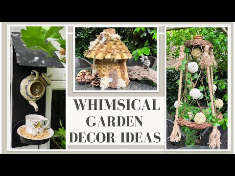 WHIMSICAL GARDEN DECOR DIY IDEAS ON A BUDGET