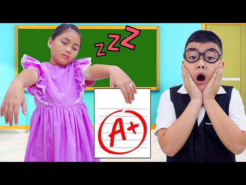 Annie's Sleepwalking Student in the School_Back To School Stories For Kids