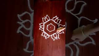 shivaratri muggulu #shivaratri kolam #easy & simple shivaratri kolam #sravani's Art #