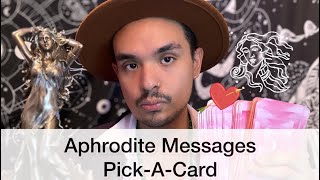 Aphrodite - Channeled Messages For You 🔮 Pick-A-Card Reading