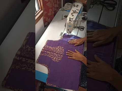 Pot Neck design Blouse Cutting &Stitching in Simple Method #blousedesign #fashion #shortsviral