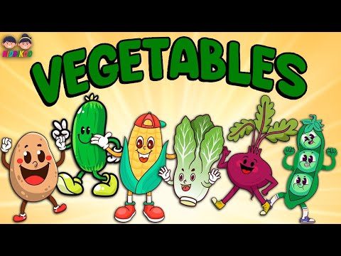 Vegetables Names For Kids Preschool Learning - Vegetables Names - 20  Vegetables for Kids - KIDDIKOO