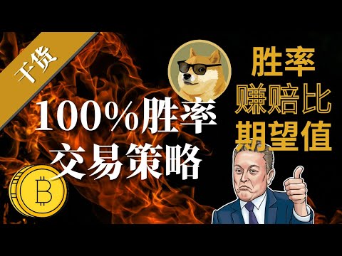 投资交易赚钱2021|100%胜率的交易策略!胜率真的那么重要吗？赚赔比是什么？期望值，更好的衡量方式！【干货】重新认识胜率，赚赔比，使用期望值看待交易策略的方法！