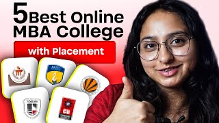 Top Online MBA Colleges in India | Best MBA Colleges |MBA Admission | MBA with Placement Support