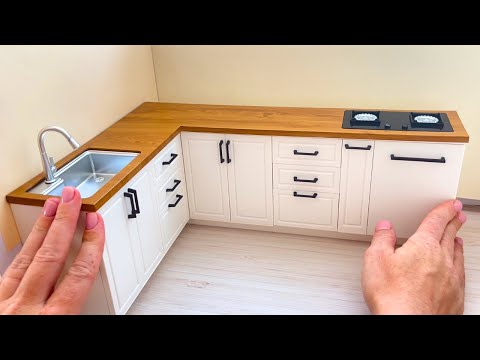 Miniature kitchen set installation ✨ASMR ✨Re-ment collection✨