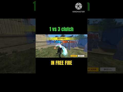 1 vs 3 clutch in free fire op gameplay #shorts #youtubetrending #gaming #viral #freefire #short