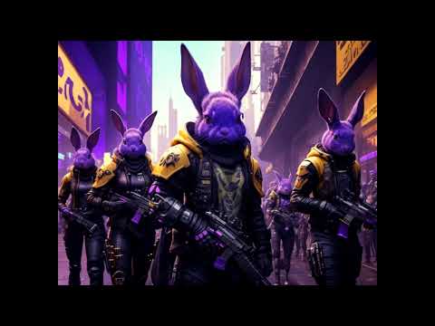 CyberPunk Music Cyber Beats Lofy Vibes Lofi Bunny