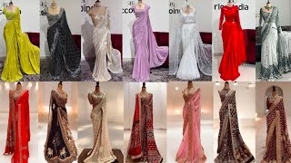 Latest Saree Collection 2025/saree Trends/wedding saree design/saree fashion style#viralvideo#trends