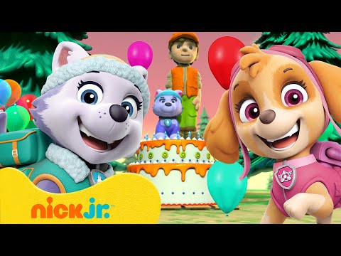 PAW Patrol Best Party Scenes! w/ Skye & Everest | 10 Minutes | Nick Jr.