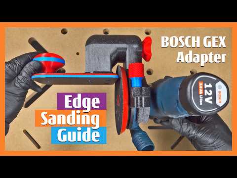 Edge Sanding Guide Adapter Cordless Bosch GEX 125 mm 12V/18V Orbital Sanders #boschtools #festool