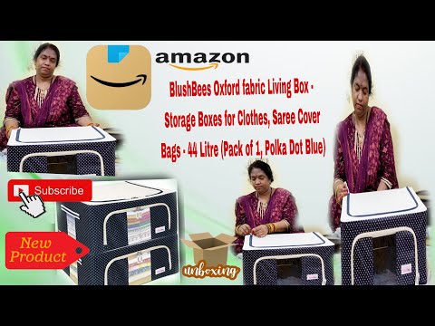 BlushBees Storage Boxes for Clothes, Saree 44liter #unboxing  #newproducts