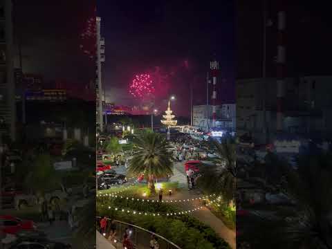 2025 fireworks from Conrad mall MOA #manila #fireworks #2025 #newyears