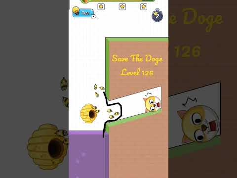 HOW TO GET 3 STARS IN SAVE THE DOGE LEVEL 126. #savethedoge #gameplay #shorts #videos #mobilegame s