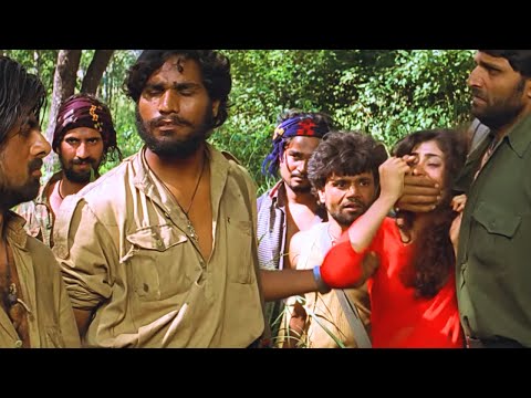 डाकुओ ने की लड़कियों के साथ जबरजस्ती | Movie Name : Jungle (2000) | Emotional Scene