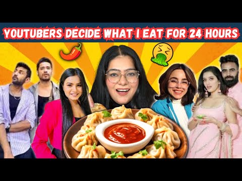 Youtubers Decide What I Eat For 24 Hours@LakhneetVlogs @CrafterAditi @AparnaDevyal ​⁠