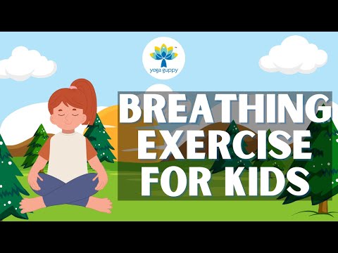 Circle Breathing Exercise for Kids | Improve Focus & Lung Capacity | Yoga for Kids | Yoga Guppy