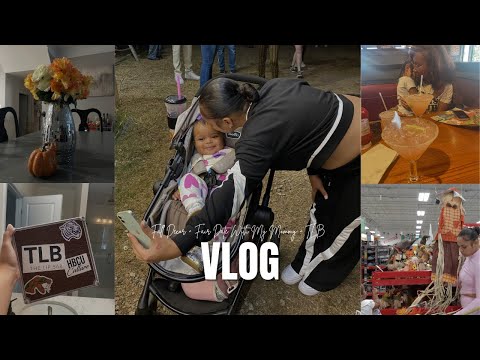 VLOG: Fall Decor + Fair Date With My Mommy & Rylan + The Lip Bar HBCU Gloss Collection