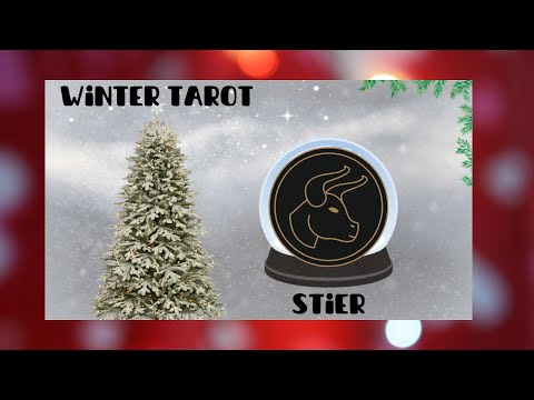 winter TAROT STIER -  De klus is geklaard