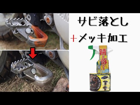 ホームセンタ一押しのサビ落とし ネジザウルスリキッド＋簡単メッキ加工。【メッキ加工】